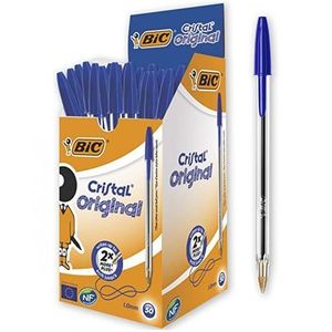 Marque: BIC Paquet de 50 stylos Couleur: bleu