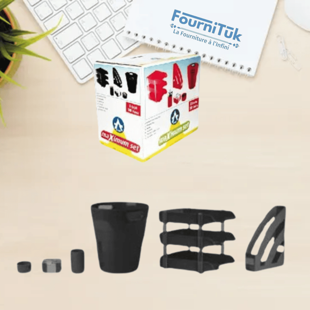 Ensemble de Bureau en PVC 6 Pcs