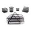 Ensemble de Bureau 5 pcs en Métal