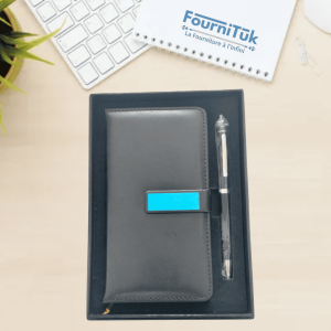 Coffret cadeau pour carnet de notes et stylos