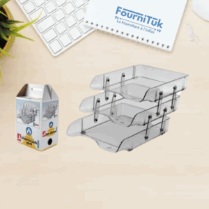 Panier à Courrier 3 Étages Transparent | ARK