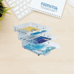 Panier à Courrier 3 Étages Transparent | ARK