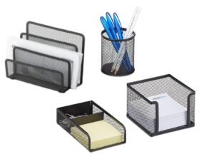Ensemble de Bureau Métal 4 Pièces