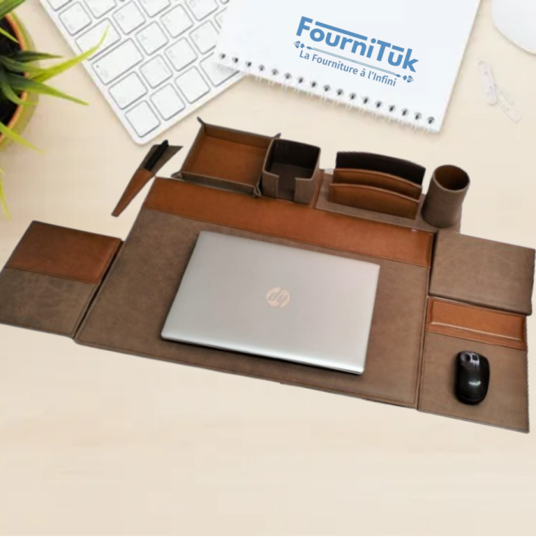 Ensemble de Bureau de Luxe en Similicuir - 8
