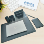 Ensemble de Bureau en Similicuir de Luxe - 6 Pièces