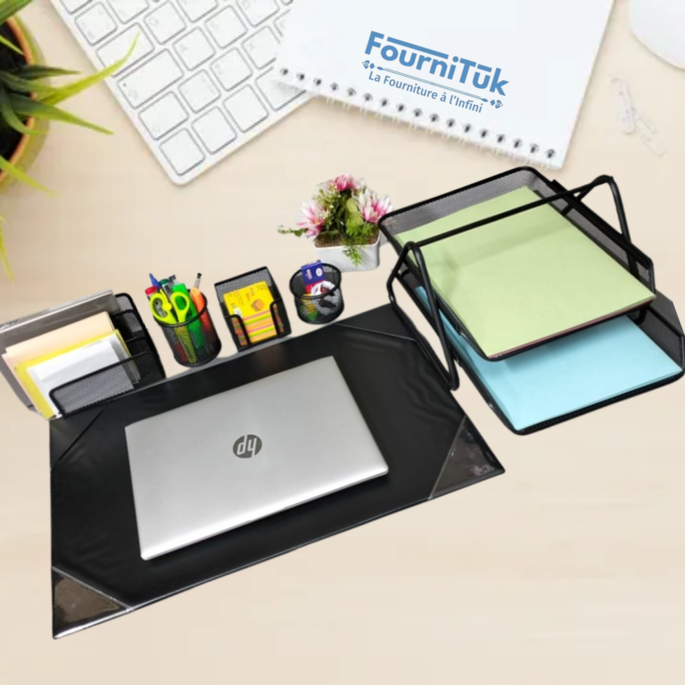 Ensemble de Bureau Metal 5 Piecs