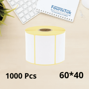 🏷️ Étiquettes Thermiques 60x40 mm – Rouleau de 1000 pièces