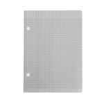 Cahier à doubles feuilles blanches – 100 pages – Format A4 – 60g/m²