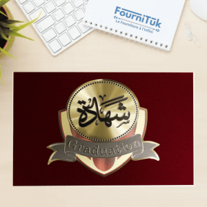 Porte Attestation de Remerciement avec Marquage