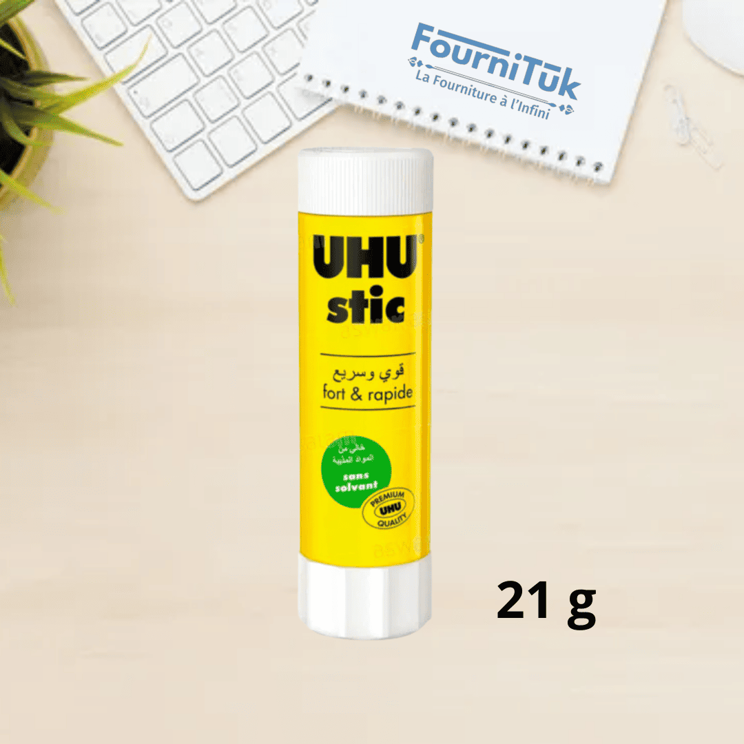 Colle Stick UHU Classique | 21 g | Colle Rapide et Propre