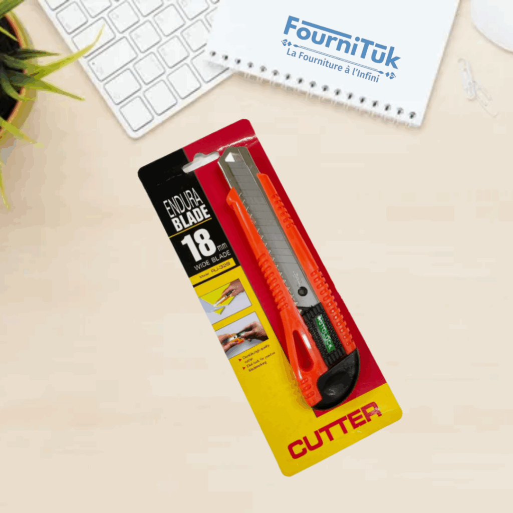 Cutter de bureau multifonction || pour papier, carton, colis - Fournituk