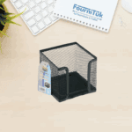 Porte-Bloc Cube Métal | Support Notes Pratique & Résistant – Format Standard