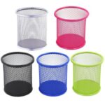 Pots a crayon - porte stylo mini carré métal Noira