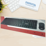 Pack clavier & souris sans fil || Jedel – Noir Azerty FR/AR avec nano récepteur