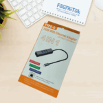 Hub USB-C 4-en-1 avec adaptateur Ethernet || 10/100/1000 Mbps – Haute performance réseau