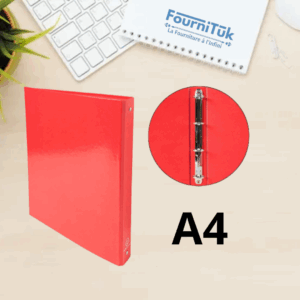 Classeur Relieur 4 Anneaux DOC – Dos 4 cm | Similicuir | Marque SICLA