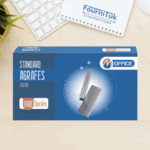 Boîte de 1000 Agrafes Standard 24/6 || Marque M Office – Pour agrafeuses classiques