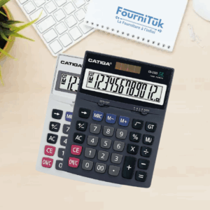 Calculatrice Catiga CD-2505 – Affichage 12 Chiffres | Fonctionnelle et Ergonomique pour Usage Professionnel