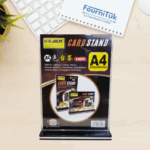 Porte-Affiche A4 – K-6029 | Format Vertical 210 x 297 mm | Support Transparent Polyvalent