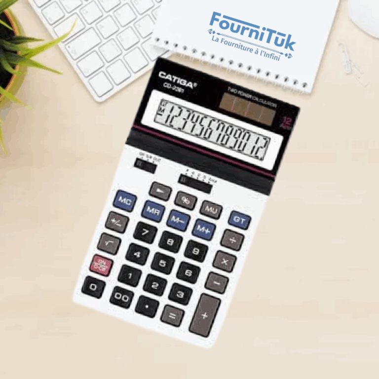 Calculatrice de Bureau CATIGA CD-2381 – 12 Chiffres | Écran Grand Format