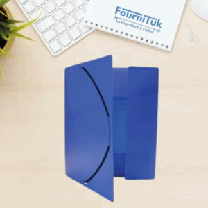 Chemise à Rabat avec Élastique – Format 25x32 cm | Polypropylène Résistant | Capacité 125 Feuilles