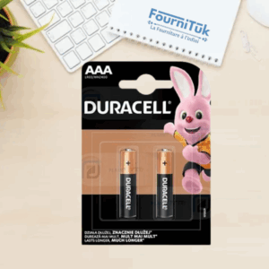 Duracell Simply – Lot de 2 Piles AAA (LR03) 1,5V Alcalines