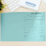 Bloc de 100 Fiches Personnelles – Format Standard | Suivi Administratif & RH