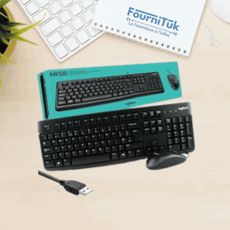 Ensemble Clavier Souris Filaire Logitech MK120