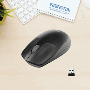 Souris Sans Fil Logitech M190 – Taille Standard | Design Confortable | Réf. M190