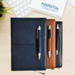 Carnet Premium A5 avec Stylo – Couverture en Cuir | Édition VIP | Idéal Cadeau Professionnel