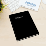 Registre 3 Mains Noir – Couverture Rigide | Format A4 | Pour Suivi Comptable ou Administratif