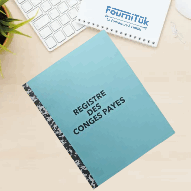 Registre des Congés Annuels – Format 29,7 x 20 cm | Pages Imprimées Recto/Verso | Couverture Souple