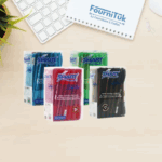 Boîte de 50 Stylos Bille SMART – Pointe 1mm | Coloris au choix : Bleu, Noir, Rouge, Vert