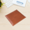 Tapis de Souris en Cuir Véritable – Format Carré | Disponible en Noir, Marron Chocolat et Cuivre