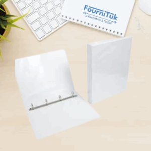 Classeur Polypropylène Transparent – Dos 4 cm | 4 Anneaux Format D | Format A4 | Modèle 08/10