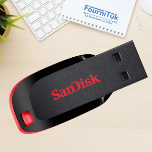 Clé USB Sandisk Cruzer Blade – 64 Go | USB 2.0 Compacte & Fiable (Réf: SDCZ50-064G-B35)