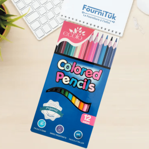 Crayons de Couleur Écolo | Étui de 12 | CRCE 0712