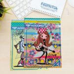 Cahier Simple Piqué – 96 Pages | Grands Carreaux Seyès | 17×22 cm | Papier Blanc 60g | Marque Accord