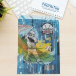 Cahier Piqué – 192 Pages | Grands Carreaux Seyès | 17×22 cm | Papier Blanc 60g | Couverture 250g Vernis Mat