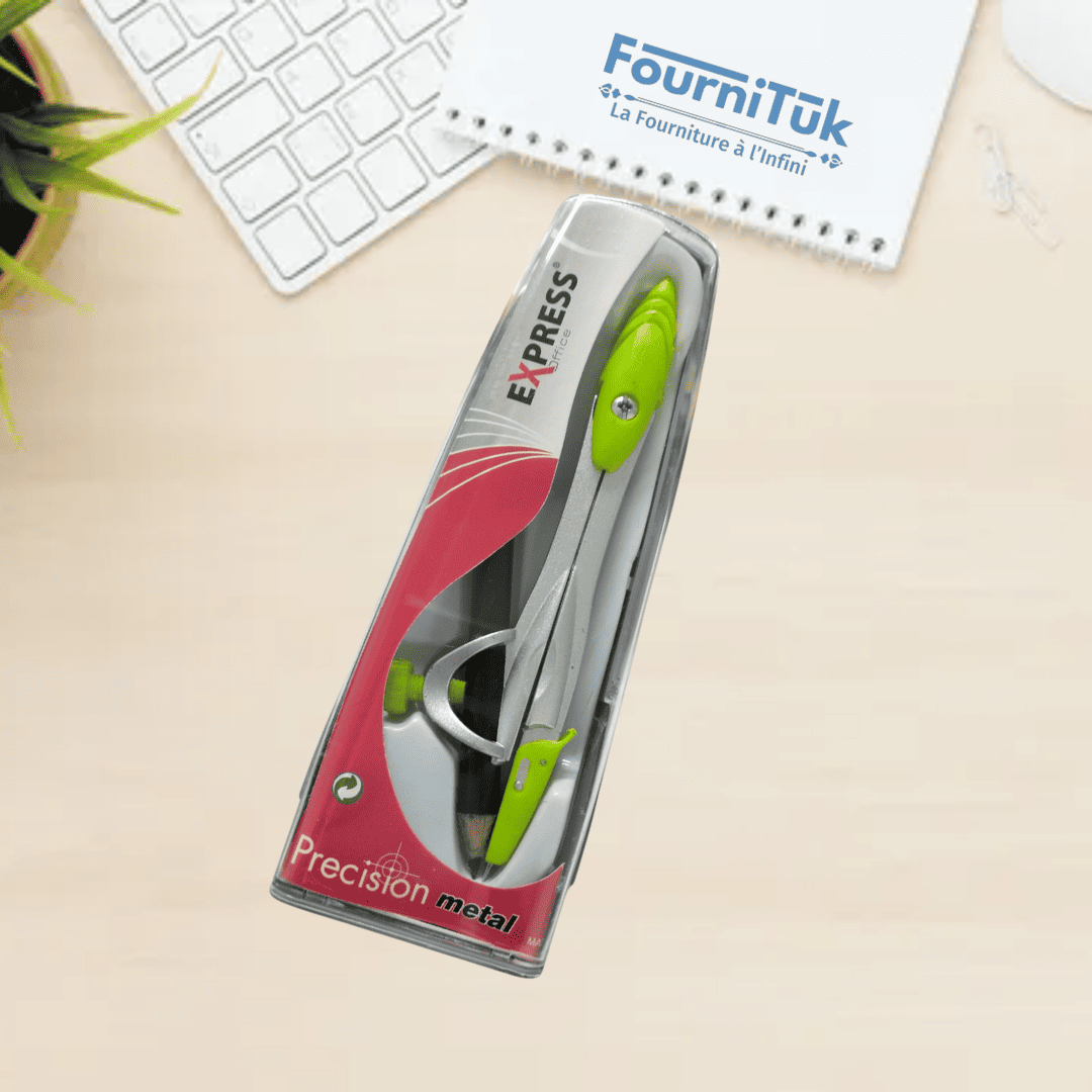 Compas Métal Express avec Crayon Intégré