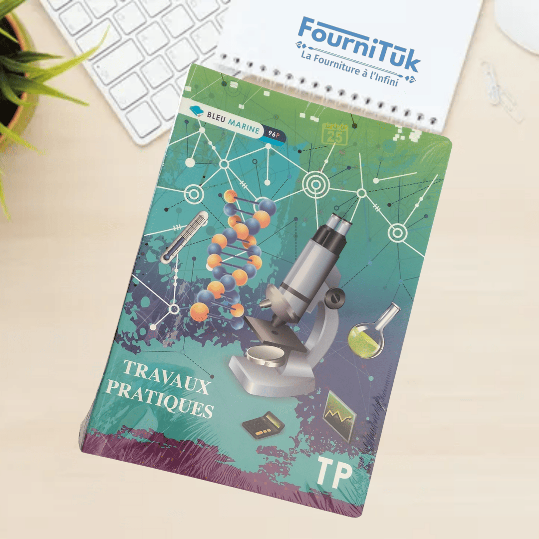 Cahier Travaux Pratiques A4 – 21x29,7 cm | 96 Pages | Seyès | Bleu Marine