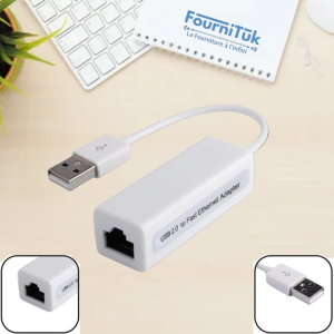 Adaptateur USB vers RJ45 | Convertisseur USB to Ethernet | Réseau