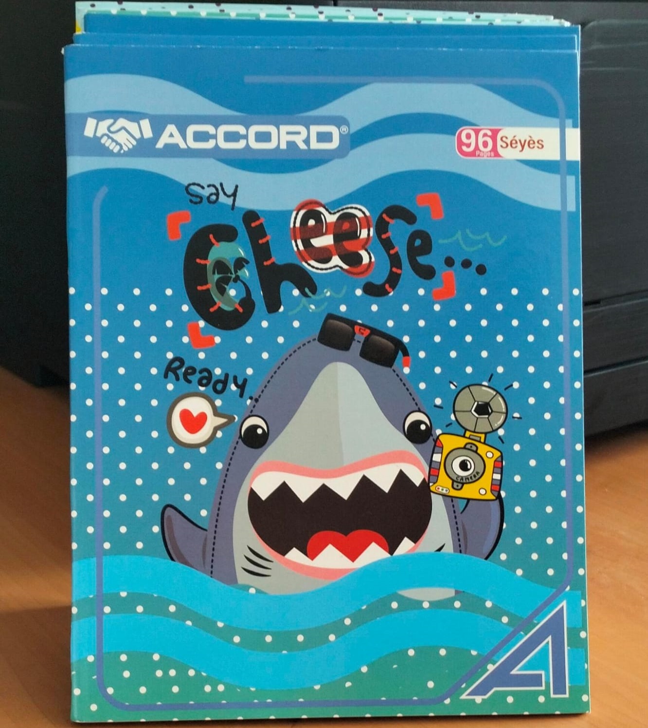 Cahier Simple Piqué – 96 Pages | Grands Carreaux Seyès | 17×22 cm | Papier Blanc 60g | Marque Accord