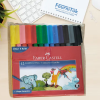 Feutres Connector Pens Faber-Castell – Étui de 12 Couleurs | Feutres de Dessin et Coloriage