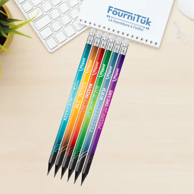 Crayon Graphite Maped BLACK’PEPS ENERGY HB – Étui de 12 (852001)