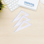 Équerre Plastique Transparente | Triangle Ruler