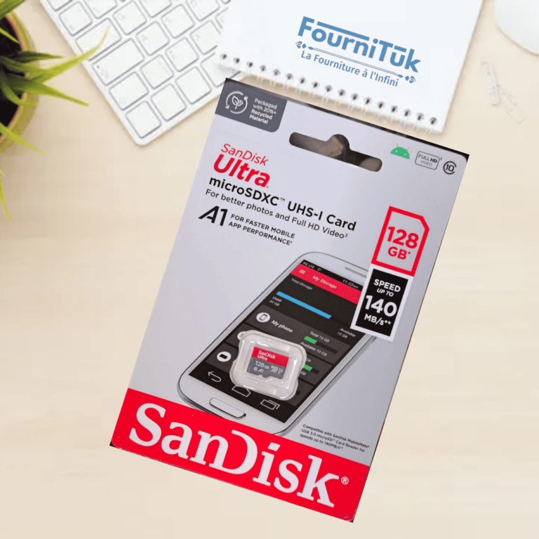 Carte Mémoire 128GB – SanDisk Ultra microSDXC UHS-I | Vitesse jusqu’à 140MB/s | Classe A1 pour Apps et Vidéos Full HD