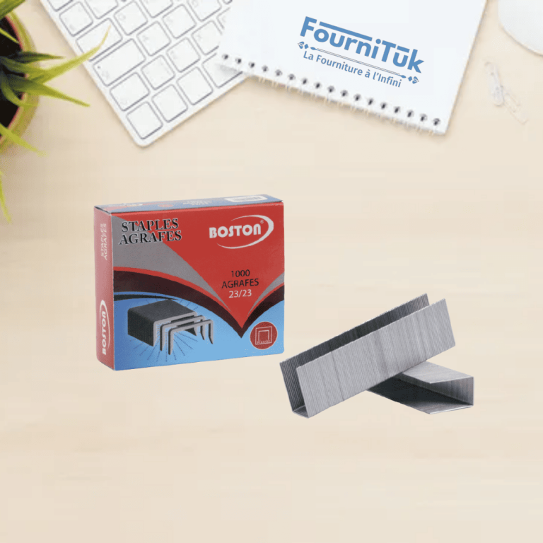 Agrafes 23/23 | Galvanisées Anti-Rouille | Capacité jusqu’à 180 Feuilles | Compatibles Agrafeuses Grand Format