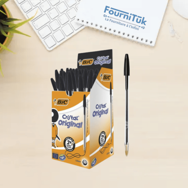 Stylo à bille Bic Cristal Original – Noir