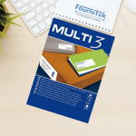 Étiquettes Autocollantes MULTI3 A4 | 100 Feuilles | 12 Étiquettes par Planche | Blanc